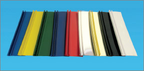 F-образный профиль (F-TRIM), Элькамет (Elkamet), обкладочный пластиковый профиль, для изготовления объемных букв